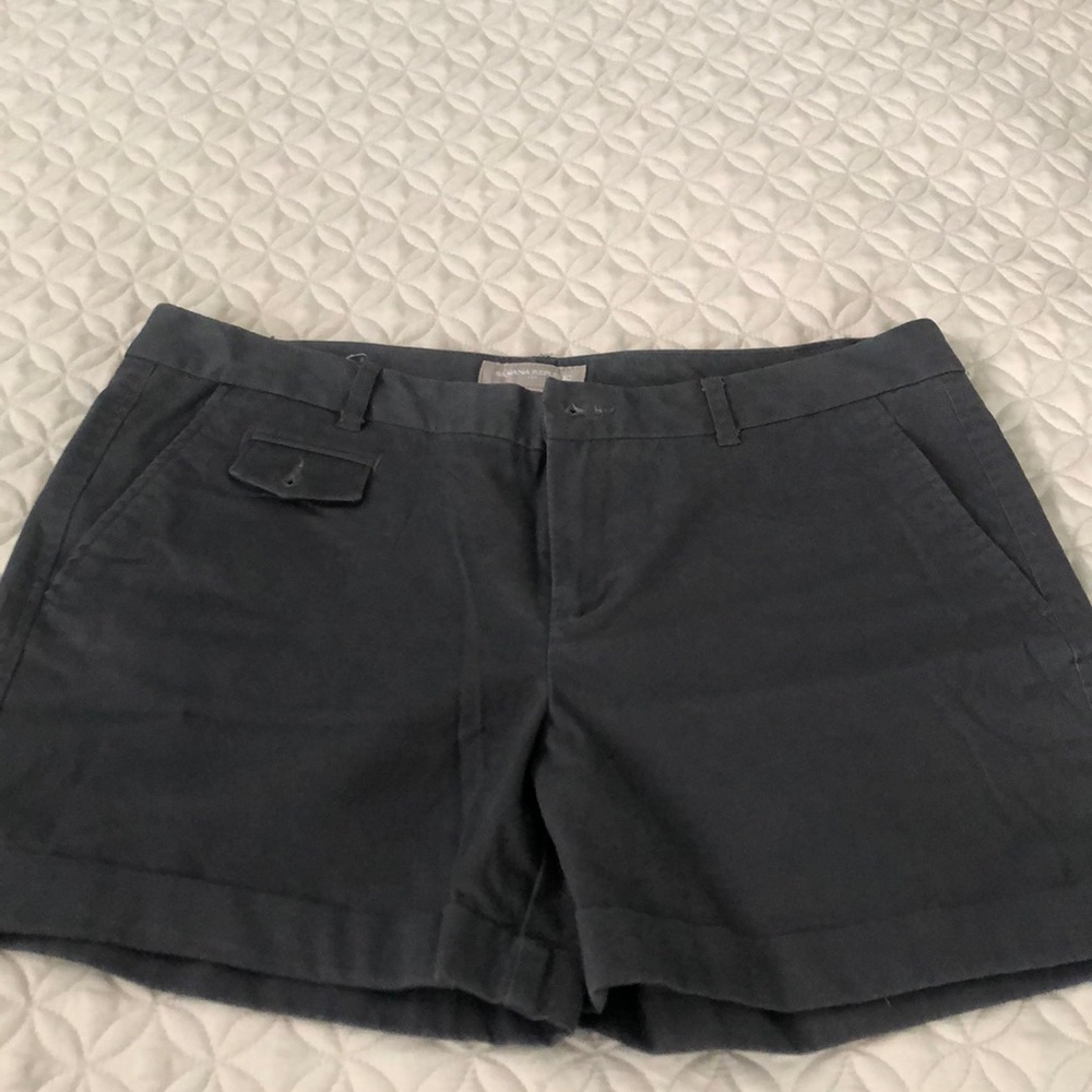 NWT, Banana Republic dark gray shorts, size 10